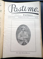 Pastime with which is incorporated Football No. 627 Vol. XX1V May 29 1895 